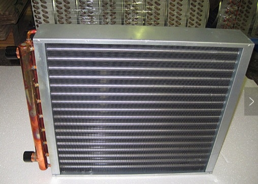 Aluminum Fin Type Heat Exchanger Treated With Powder Coating Prevent Corrosion