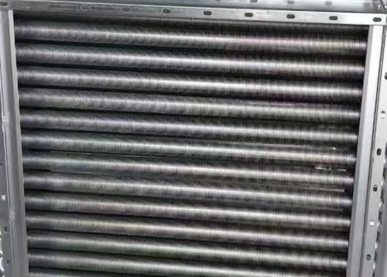 Copper Finned Aluminum Tube Heat Exchanger Customized Made Dimension