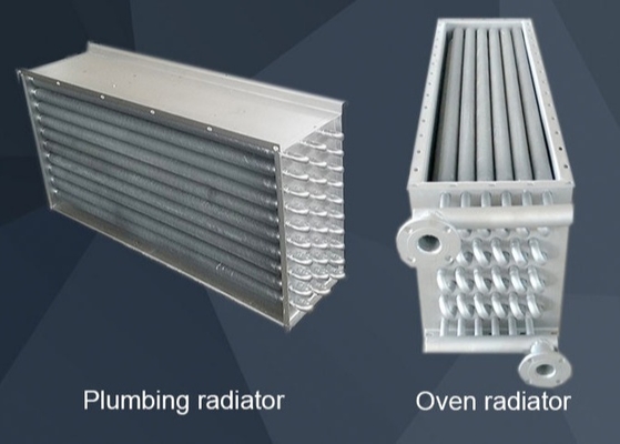 High Efficiency Finned Tube Heat Exchanger Dimension Voltage Customized Accept