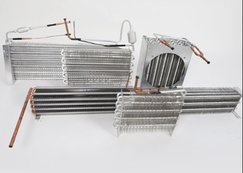 High Effciency Air Conditioner Heat Exchanger Aluminium Tube And Fin Strong Structure