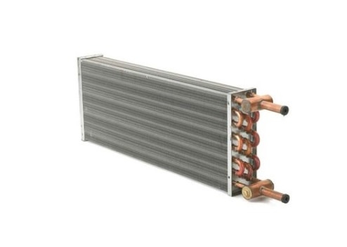 20-400KW Copper Tube Fin Heat Exchanger Durable For Hotel / Generator Room