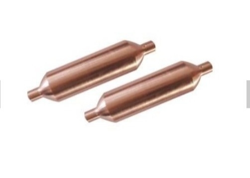 Copper Welding Heat Exchanger Components , Refrigerator Freezer Filter Drier
