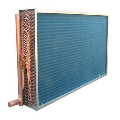 CE 1/4HP Air Fan Louvered Fin Heat Exchanger Hydrophilic 8 Rows