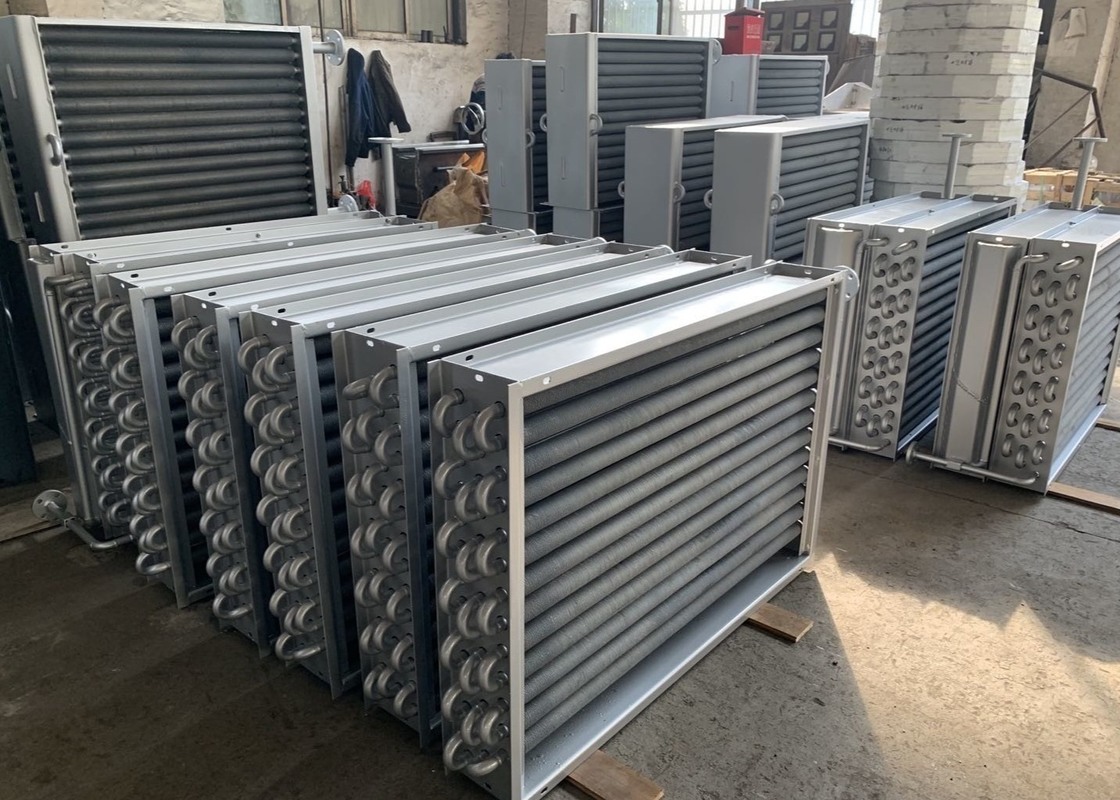 High Efficiency Finned Tube Heat Exchanger , Stainless Steel Heat