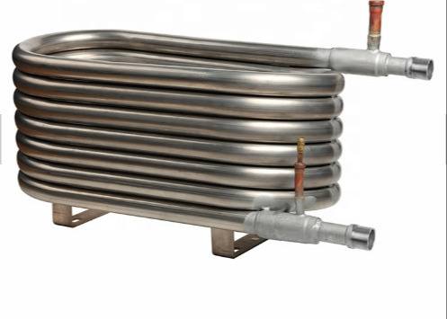 Titanium Coaxial Heat Exchanger Low Power Consumption For Manufacturing Plant