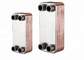 High Flow Rate Brazed Heat Exchanger Carton Steel Or Stainless Steel Frame