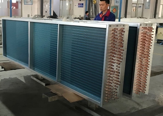 Copper Fin Type Refrigerator Heat Exchanger , Air Conditioner Heat Exchanger