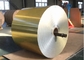 Customized Heat Exchanger Material , Golden Color Coated Aluminium Foil