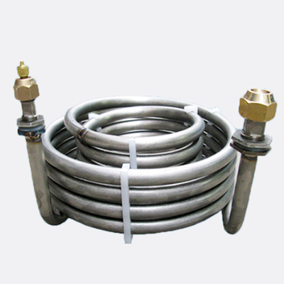 Aquarium Evaporator Titanium Tube 6000KW Coil Heat Exchanger