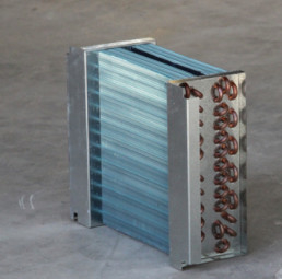 4.2Mpa SS316L Copper Finned Tube Heat Exchanger Surface Sine Wave