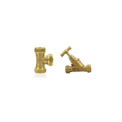 Female Elbow Heat Exchanger Components Forged Brass Compression