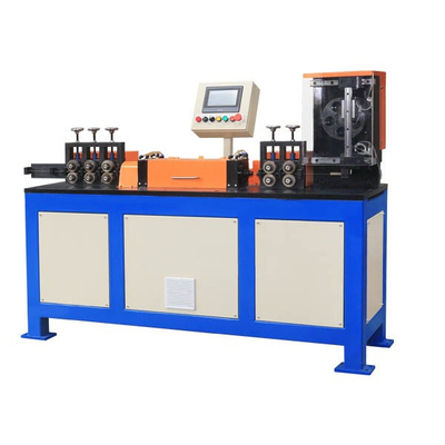 380V 50Hz Tube Straightening Cutting Machine , Aluminum / Copper Tube Straightener Cutter