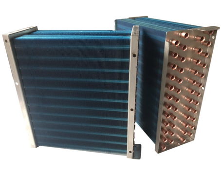 Compact Fin Type Heat Exchanger For Commercial / Industrial Refrigeration Equipment