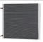 Square Microchannel Tubular Heat Exchanger Aluminum Fin Material