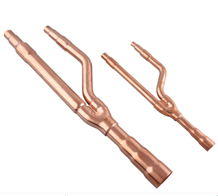 High Durability Heat Exchanger Components of Branch Copper Pipe