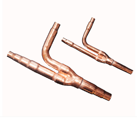 High Durability Heat Exchanger Components of Branch Copper Pipe