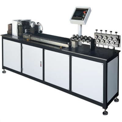 380V 50Hz Tube Straightening Cutting Machine , Aluminum / Copper Tube Straightener Cutter