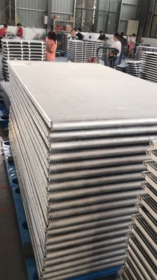 Microchannel Heat Exchanger , Air Conditioner Aluminum Heat Exchanger